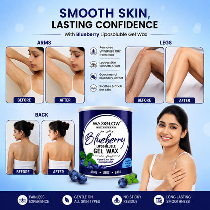 Blueberry Liposoluble Gel Wax 800ml
