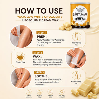 White Chocolate Liposoluble Cream Wax 800ml