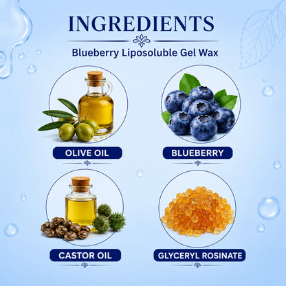 Blueberry Liposoluble Gel Wax 800ml