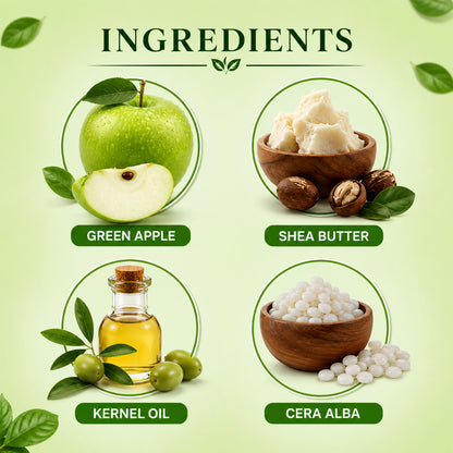 Green Apple Liposoluble Cream Wax 800ml