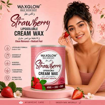 Strawberry Liposoluble Cream Wax 800ml